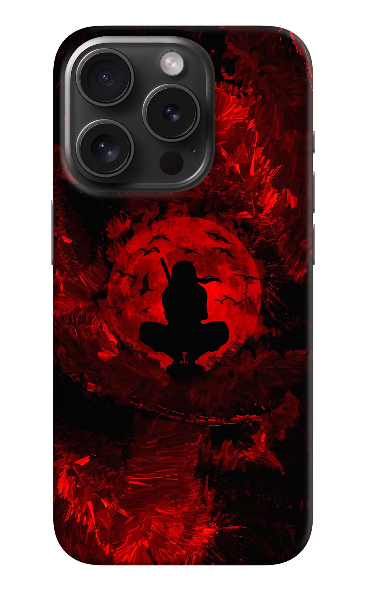 Itachi Uchiha iPhone 15 Pro Hard Case Back Cover by Casekaro