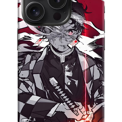 Demon Slayer iPhone 15 Pro Hard Case Back Cover by Casekaro