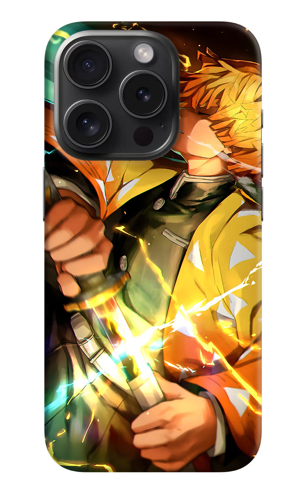 Demon Slayer iPhone 15 Pro Hard Case Back Cover by Casekaro