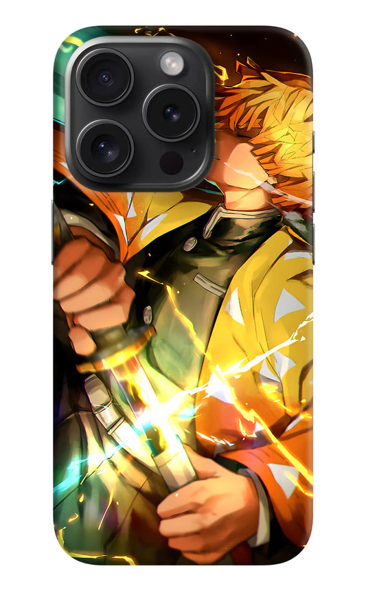 Demon Slayer iPhone 15 Pro Hard Case Back Cover by Casekaro