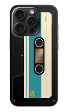 Cassette iPhone 15 Pro Hard Case Back Cover by Casekaro