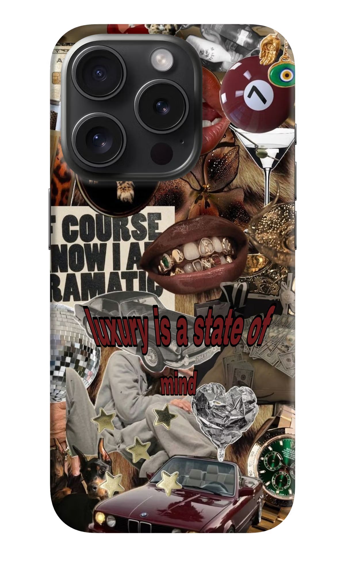 Luxury iPhone 15 Pro Hard Case Back Cover by Casekaro