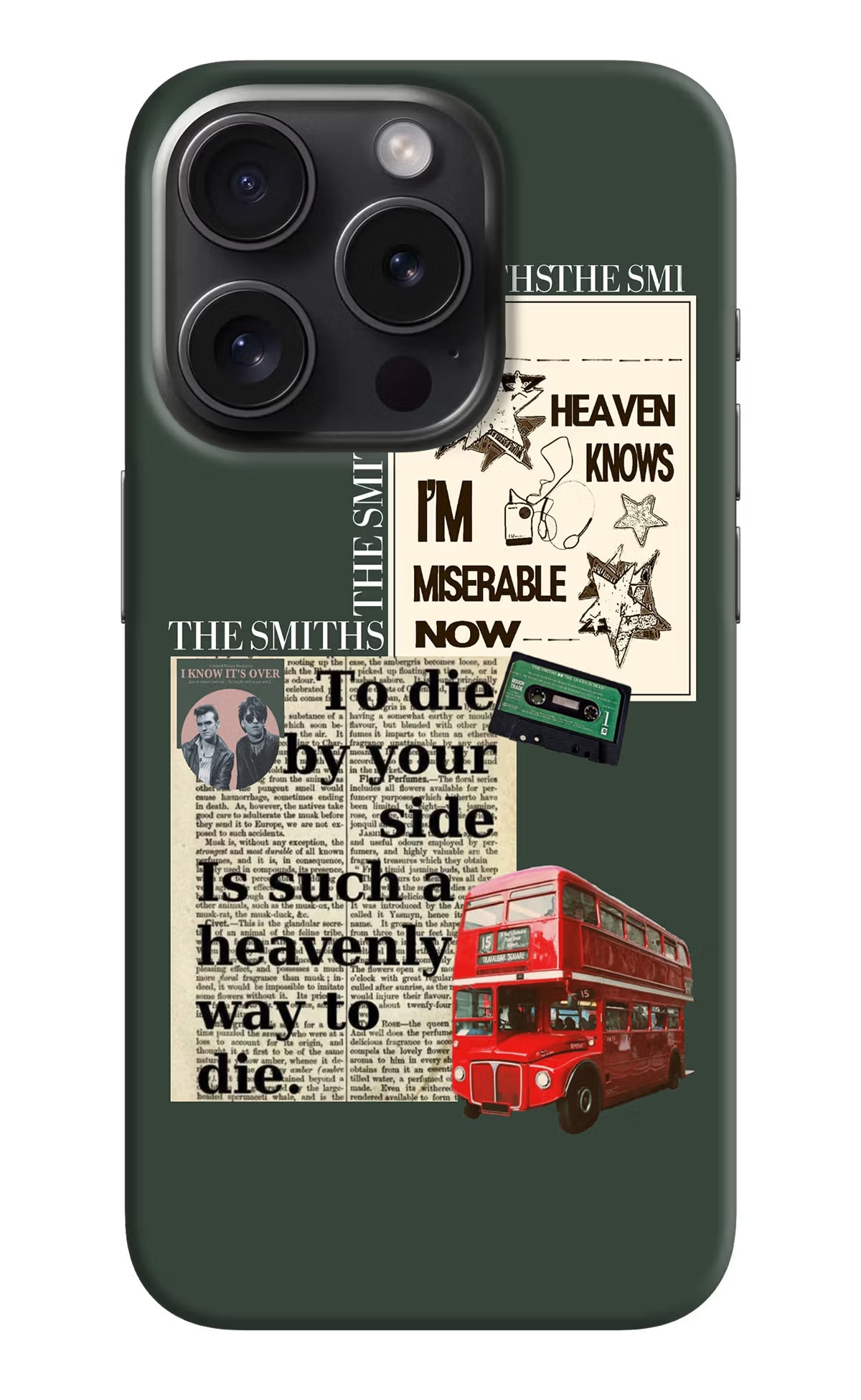 The Smiths iPhone 15 Pro Hard Case Back Cover by Casekaro