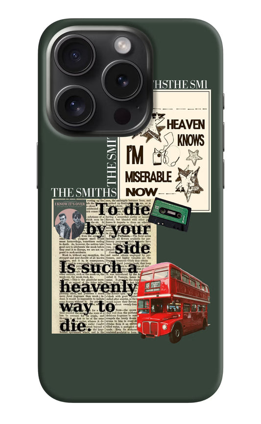 The Smiths iPhone 15 Pro Hard Case Back Cover by Casekaro