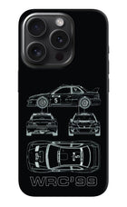 WRC'99 iPhone 15 Pro Hard Case Back Cover by Casekaro