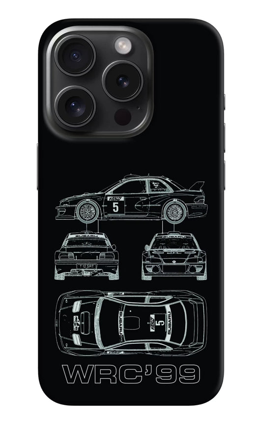 WRC'99 iPhone 15 Pro Hard Case Back Cover by Casekaro