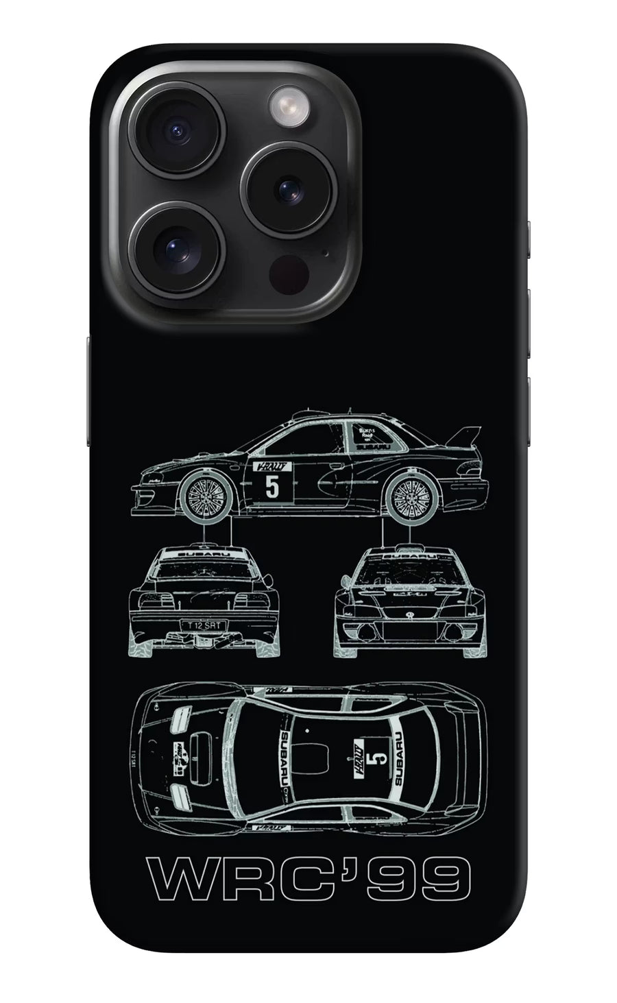 WRC'99 iPhone 15 Pro Back Cover, Hard case