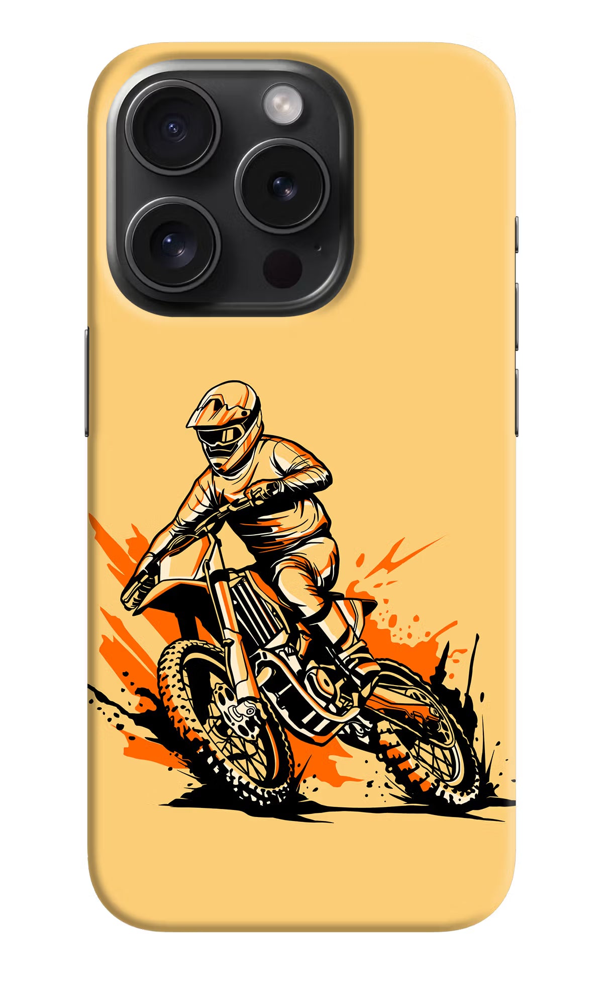 Off-Road Fury iPhone 15 Pro Hard Case Back Cover by Casekaro