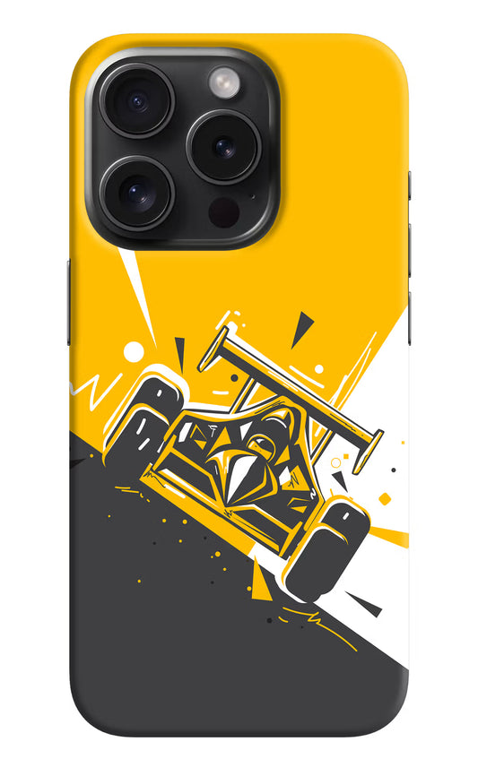 Track King iPhone 15 Pro Hard Case Back Cover by Casekaro