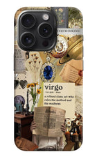 Virgo Zodiac iPhone 15 Pro Hard Case Back Cover by Casekaro