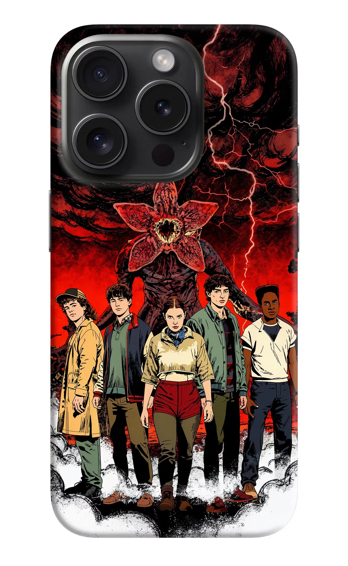 Ordinary Things Characters iPhone 15 Pro Hard Case Back Cover by Casekaro