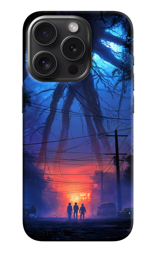 Ordinary Things Shadow iPhone 15 Pro Hard Case Back Cover by Casekaro