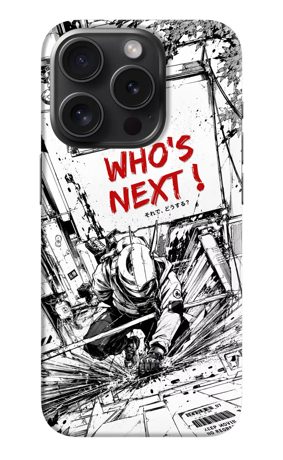Who's Next iPhone 15 Pro Back Cover, Hard case