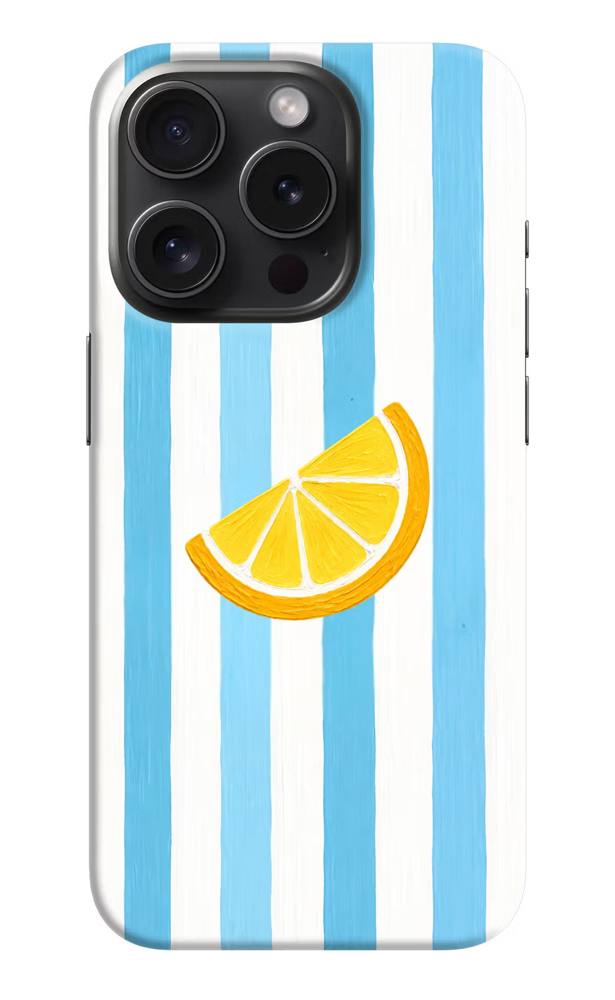Summer Lemon iPhone 15 Pro Hard Case Back Cover by Casekaro