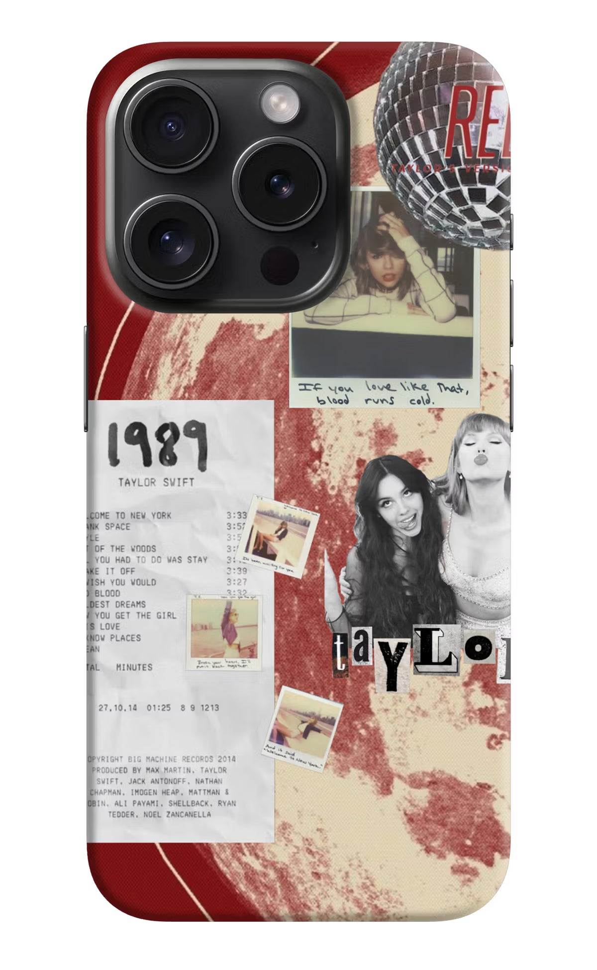 Taylor Swift iPhone 15 Pro Back Cover