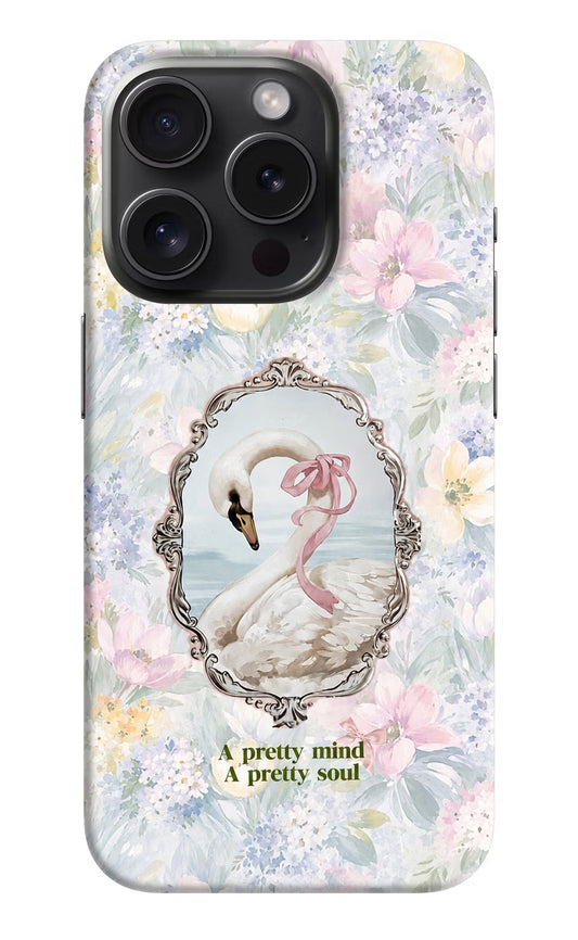 Pretty Mind Pretty Soul iPhone 15 Pro Back Cover
