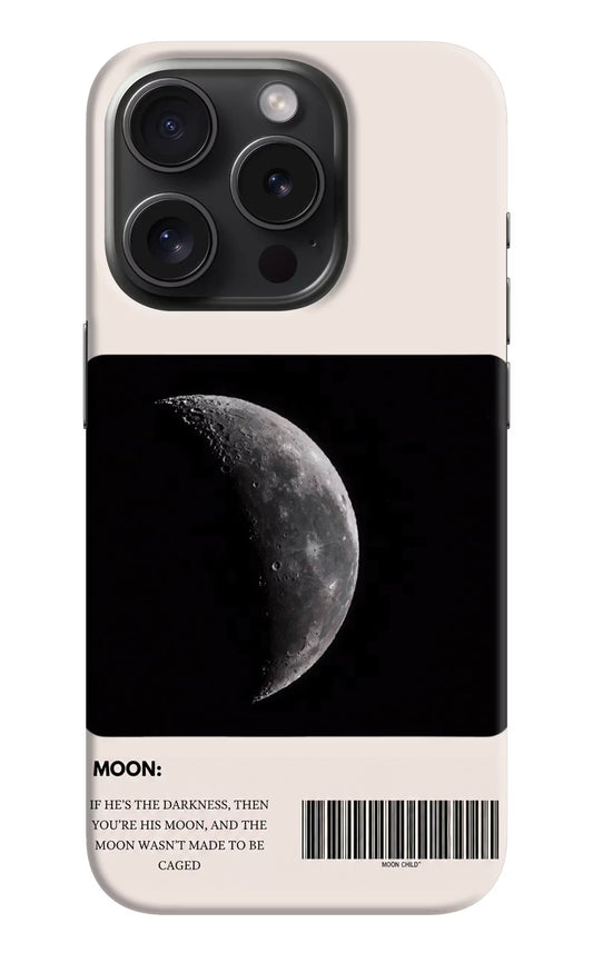 Moon Phase iPhone 15 Pro Hard Case Back Cover by Casekaro