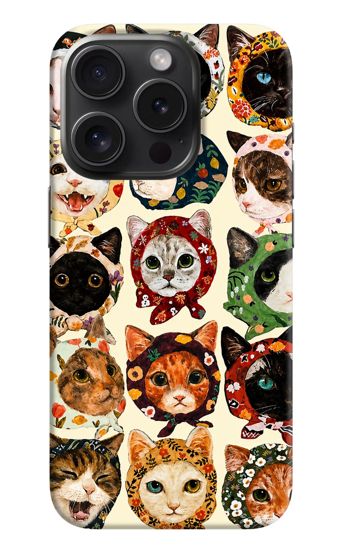 Cool Cat iPhone 15 Pro Back Cover