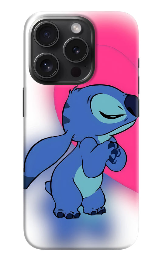 Stitch Hug iPhone 15 Pro Hard Case Back Cover by Casekaro