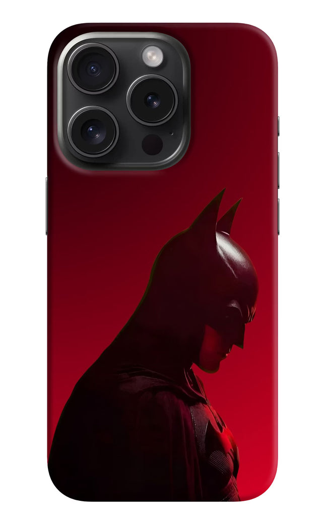 Dark Knight iPhone 15 Pro Hard Case Back Cover by Casekaro