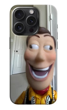 Side Eye Woody iPhone 15 Pro Hard Case Back Cover by Casekaro