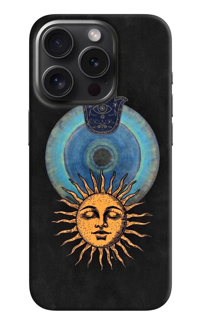 Divine Sun iPhone 15 Pro Hard Case Back Cover by Casekaro