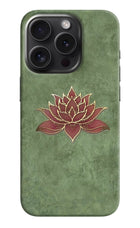 Lotus Grace iPhone 15 Pro Back Cover