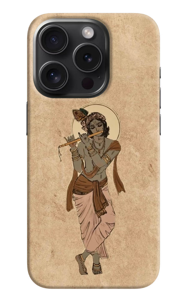 Krishna iPhone 15 Pro Hard Case Back Cover by Casekaro