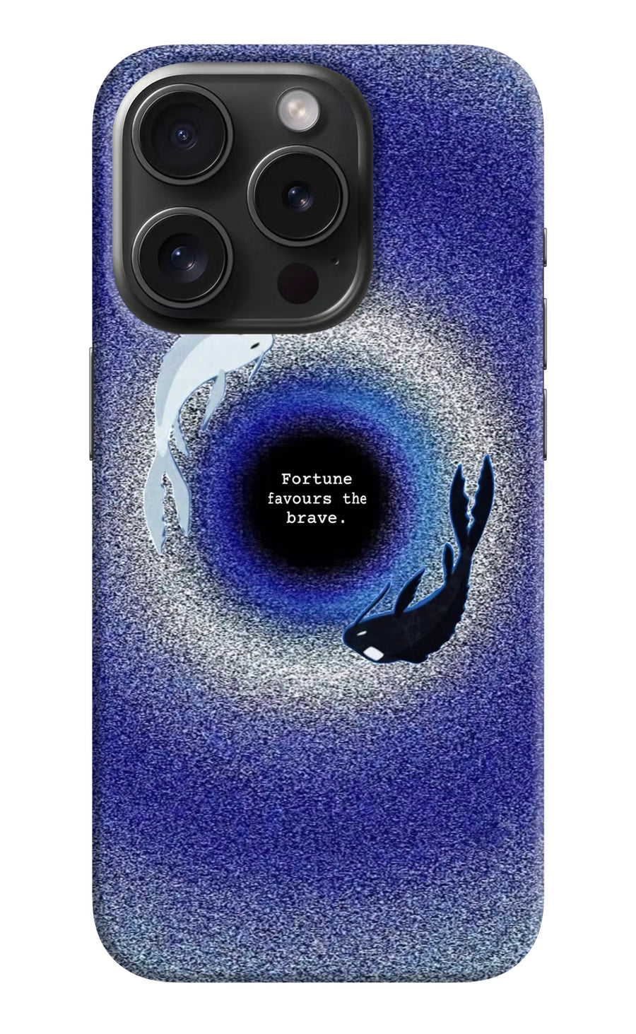 Dark Koi iPhone 15 Pro Back Cover, Hard case