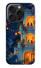 Balcony Glow iPhone 15 Pro Hard Case Back Cover by Casekaro