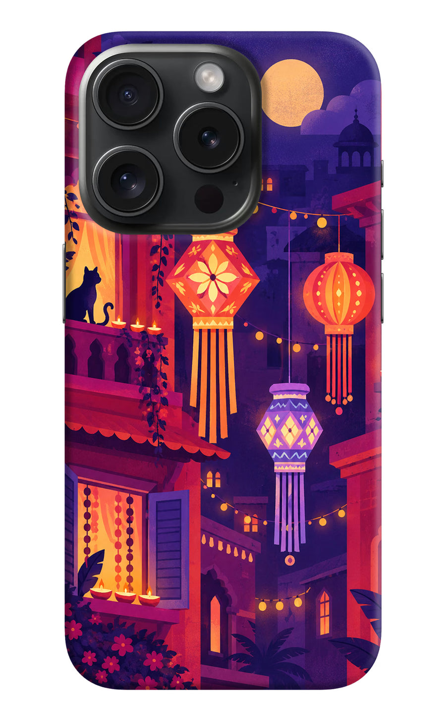 Lantern Lane iPhone 15 Pro Back Cover, Hard case