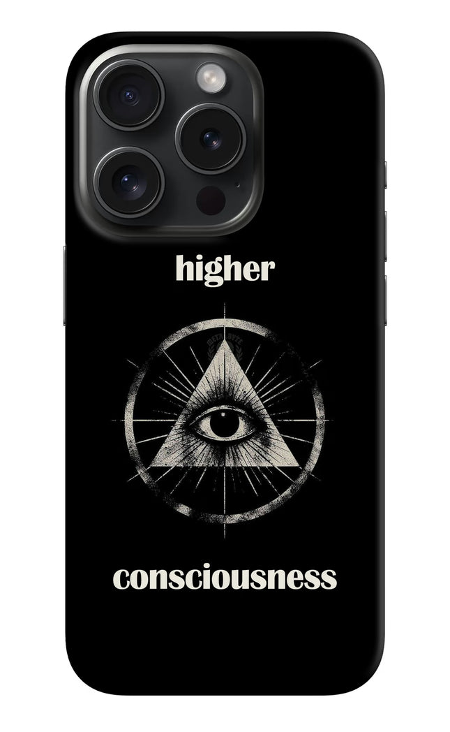 Illuminati Eye iPhone 15 Pro Hard Case Back Cover by Casekaro