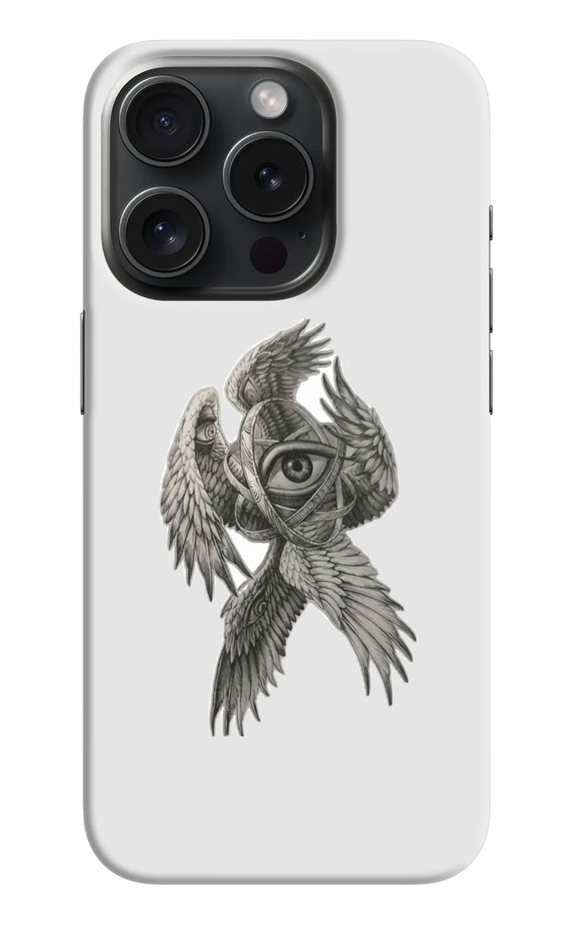 Accurate Angel iPhone 15 Pro Hard Case Back Cover by Casekaro