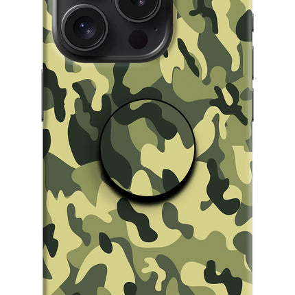 Camouflage iPhone 15 Pro Pop Case by Casekaro
