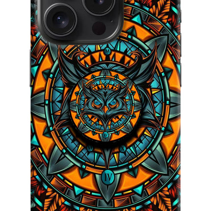 Angry Owl iPhone 15 Pro Pop Case by Casekaro