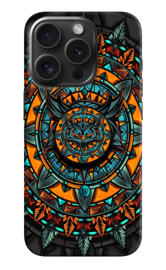 Angry Owl iPhone 15 Pro Pop Case by Casekaro