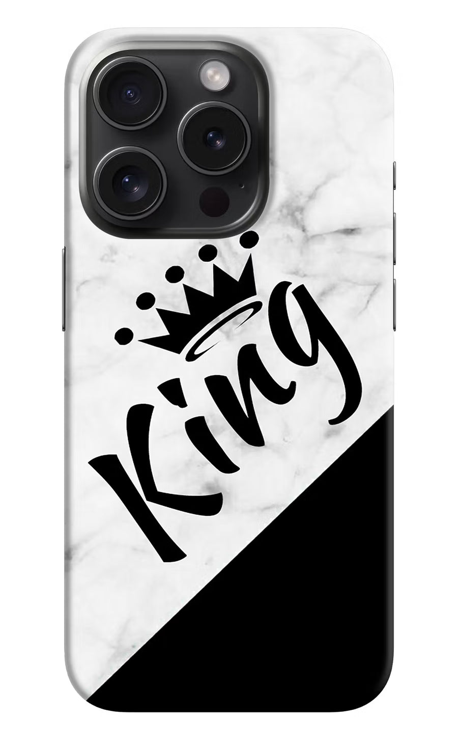 King iPhone 15 Pro Max Back Cover, Hard case