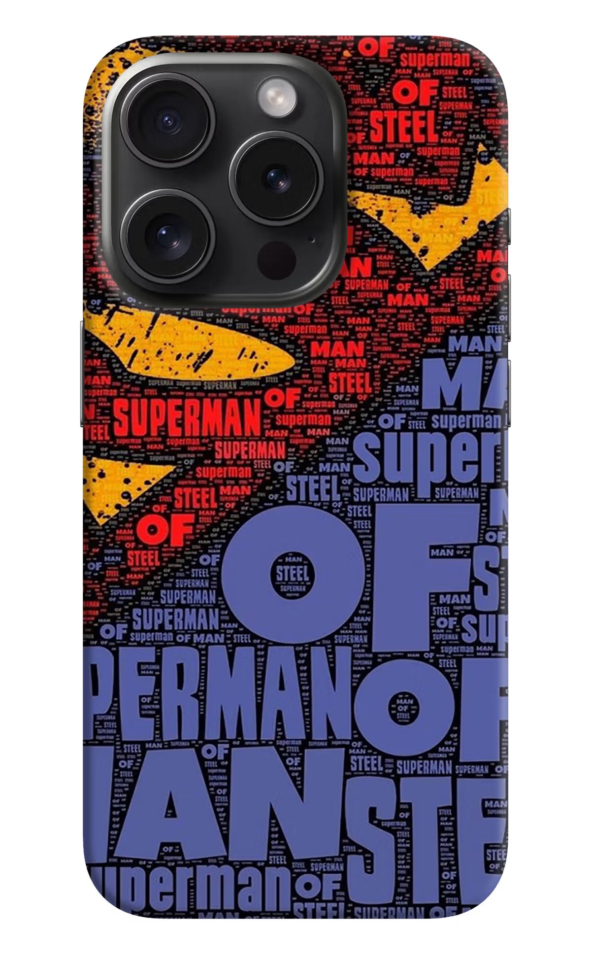 Superman iPhone 15 Pro Max Hard Case Back Cover by Casekaro