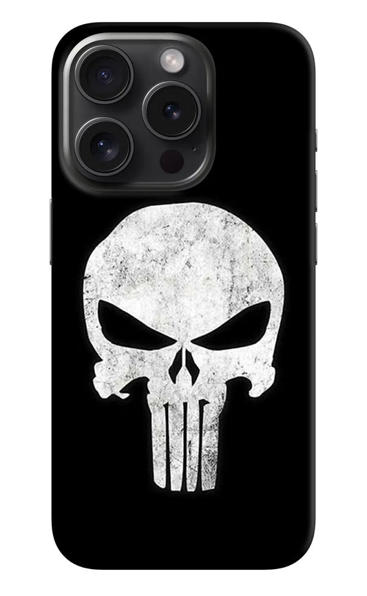 Punisher Skull iPhone 15 Pro Max Hard Case Back Cover by Casekaro