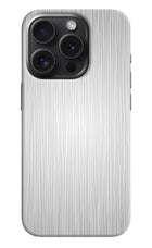 Wooden Grey Texture iPhone 15 Pro Max Hard Case Back Cover by Casekaro