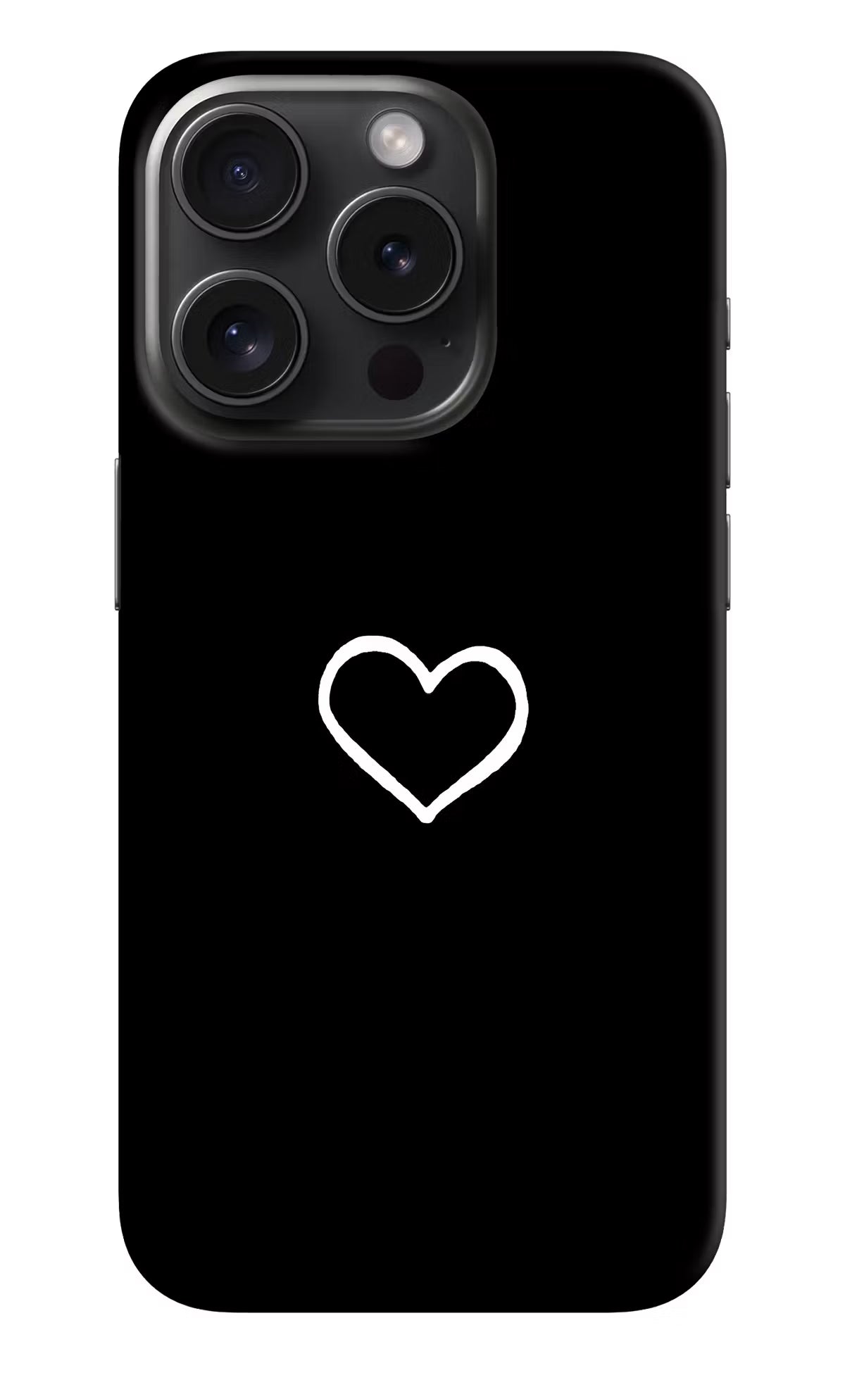 Heart iPhone 15 Pro Max Hard Case Back Cover by Casekaro
