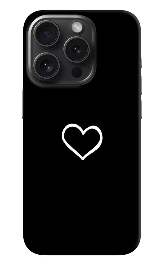 Heart iPhone 15 Pro Max Hard Case Back Cover by Casekaro