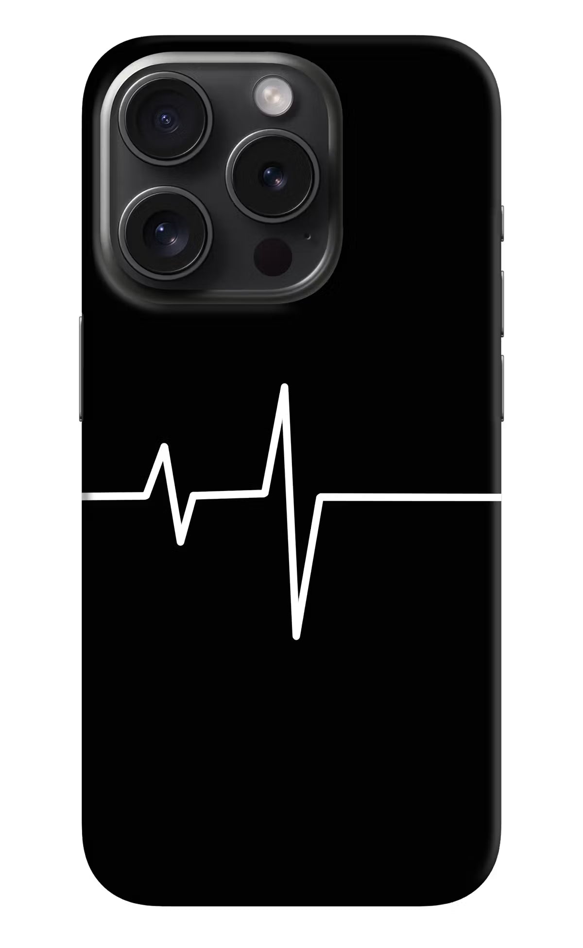 Heart Beats iPhone 15 Pro Max Hard Case Back Cover by Casekaro