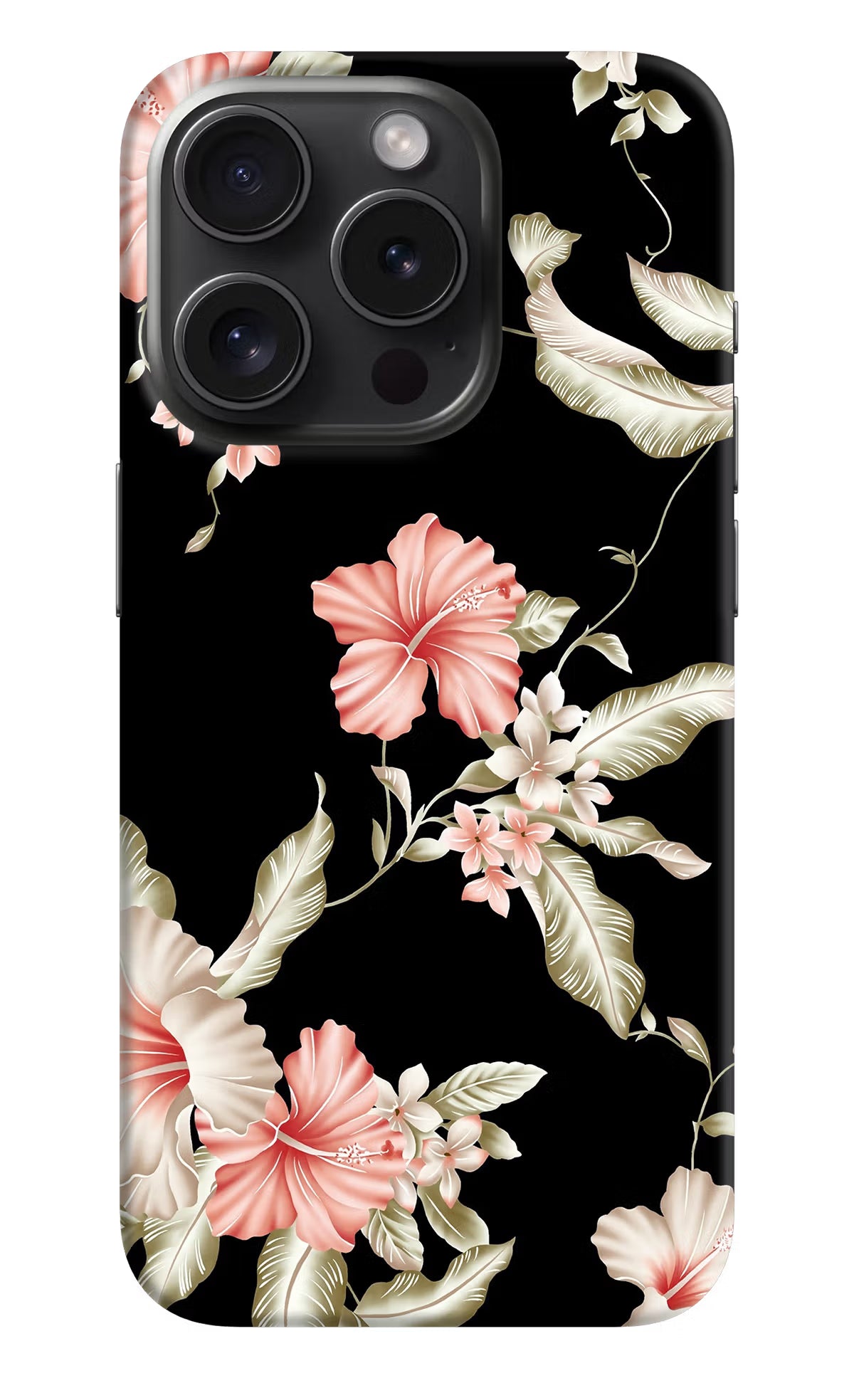 Flowers iPhone 15 Pro Max Hard Case Back Cover by Casekaro