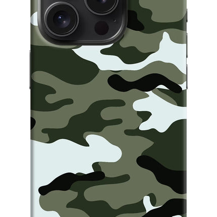 Camouflage iPhone 15 Pro Max Hard Case Back Cover by Casekaro