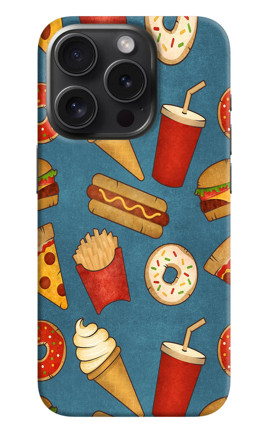 Foodie iPhone 15 Pro Max Hard Case Back Cover by Casekaro