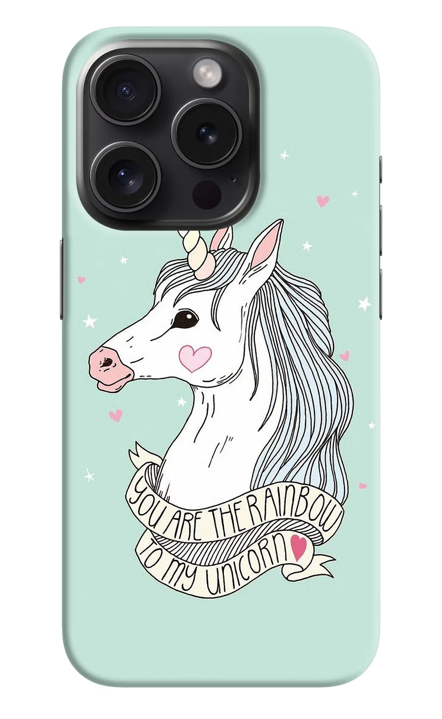 Unicorn Wallpaper iPhone 15 Pro Max Back Cover, Hard case