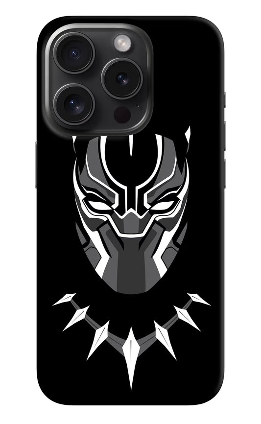 Black Panther iPhone 15 Pro Max Hard Case Back Cover by Casekaro