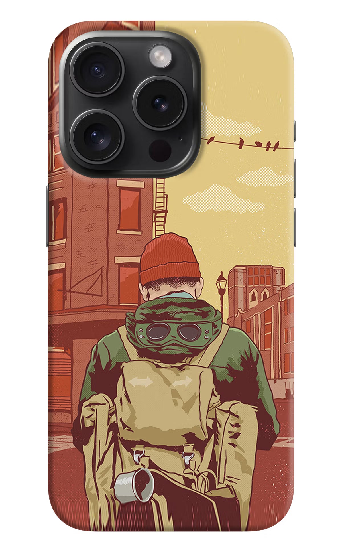 Adventurous iPhone 15 Pro Max Hard Case Back Cover by Casekaro