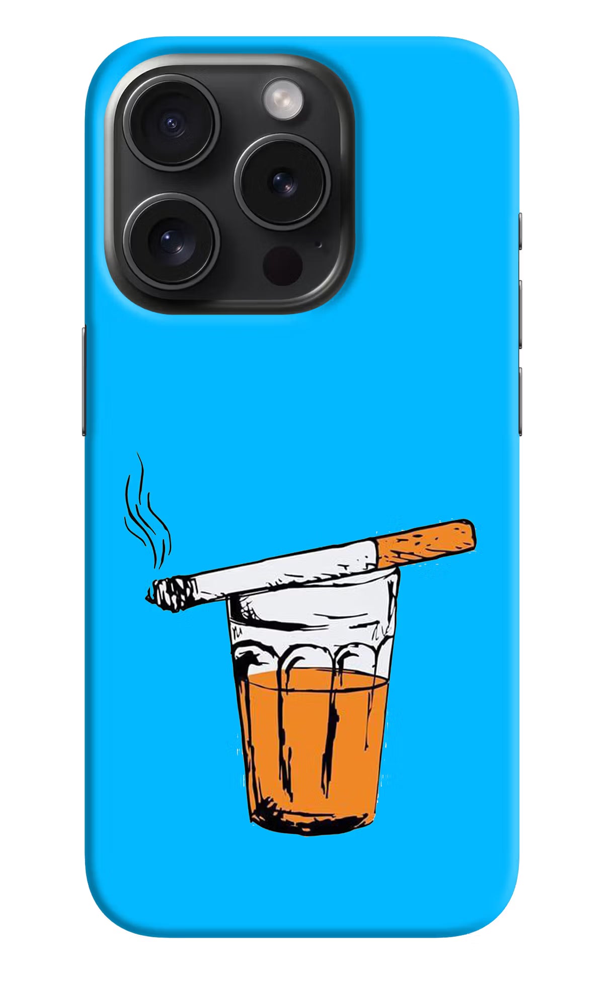 Chai Sutta iPhone 15 Pro Max Hard Case Back Cover by Casekaro